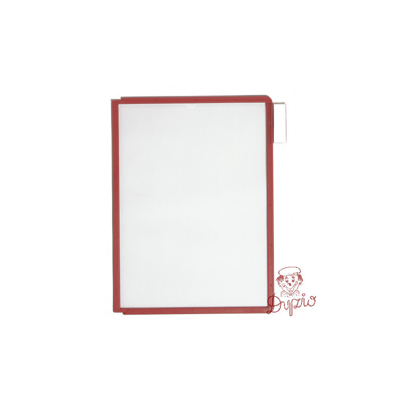 Panel informacyjny A4 (5 sztuk) czerwony (ramka) 560603 SHERPA DURABLE