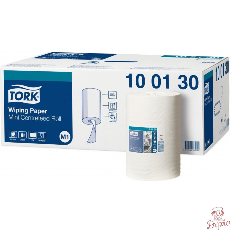 Ręcznik TORK M1 biały w roli mini 120m (11sztuk) 100130 Advanced 415 1warstwa.