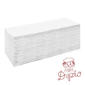 Ręcznik biały ZZ V-FOLD ECONOMIC CLIVER 21x24cm 4000 składek makulatura 2271