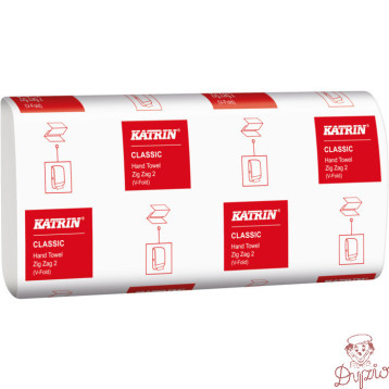 Ręcznik ZZ KATRIN biały 2w 20x150listków CLASSIC 65944/431468/36180 karton