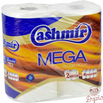 Ręcznik kuchenny CASHMIR MEGA (2 rolki) 2 warstwy 100% celuloza 225301