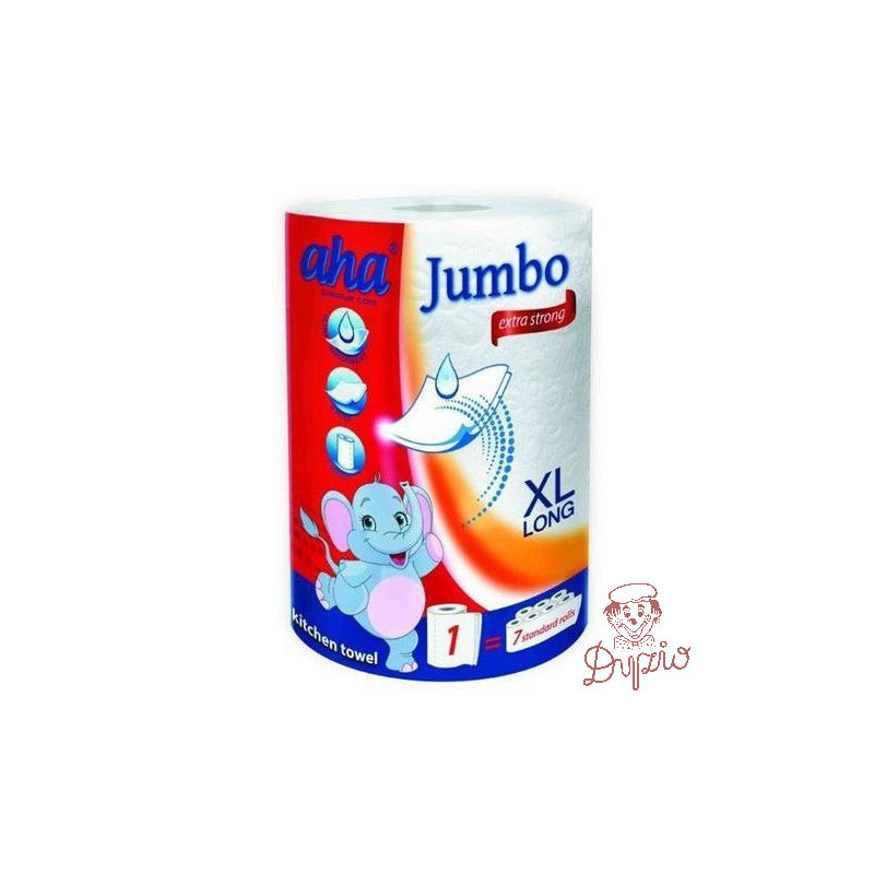 Ręcznik AHA JUMBO 2w XL Long 100% celuloza 150 listków 28,50m