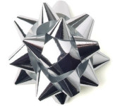 Rozetka 3 7,5cm srebrna (12) ALIGA ROZ-75-SR