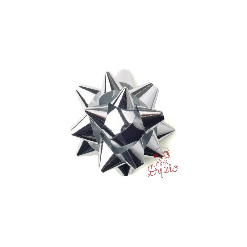 Rozetka 3 7,5cm srebrna (12) ALIGA ROZ-75-SR