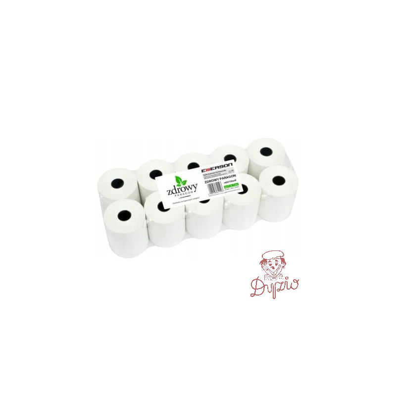 Rolki termiczne 57x20mm (10 sztuk) do drukarek fiskalnych zdrowy paragon rt05720wkff EMERSON