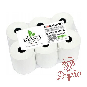 Rolki termiczne 57mmx6m (72szt) EMERSON rt05706wkff zdrowy paragon