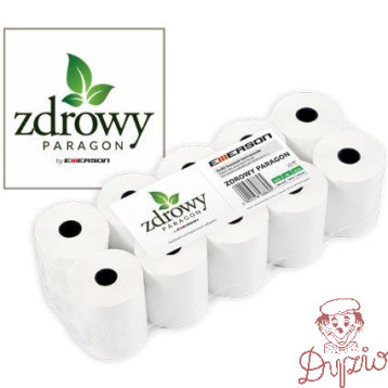 Rolki termiczne 60x30m 10szt EMERSON rt06030wkff zdrowy paragon