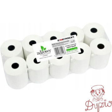 Rolki termiczne 57mmx10m (10szt) EMERSON rt05710wkff zdrowy paragon
