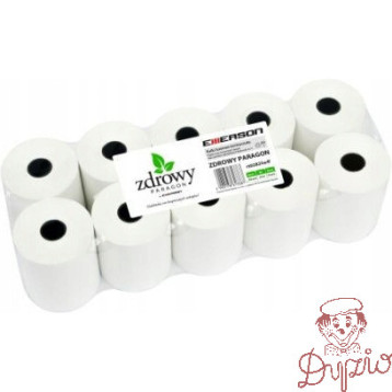 Rolki termiczne 28x25m 10szt. EMERSON rt02825wff zdrowy paragon