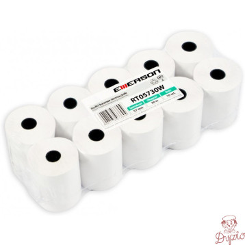 Rolki termiczne 57x40m 10szt EMERSON rt05740wkbpaf BPA FREE bez bisfenolu