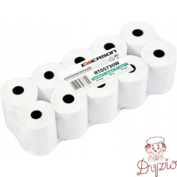Rolki termiczne 57mmx10m (10szt) EMERSON rt05710wkbpaf BPA FREE bez bisfenolu