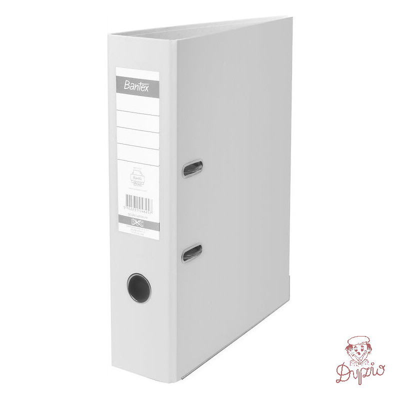 Segregator na dokumenty A4 50mm szary z szyną 100551797 BANTEX
