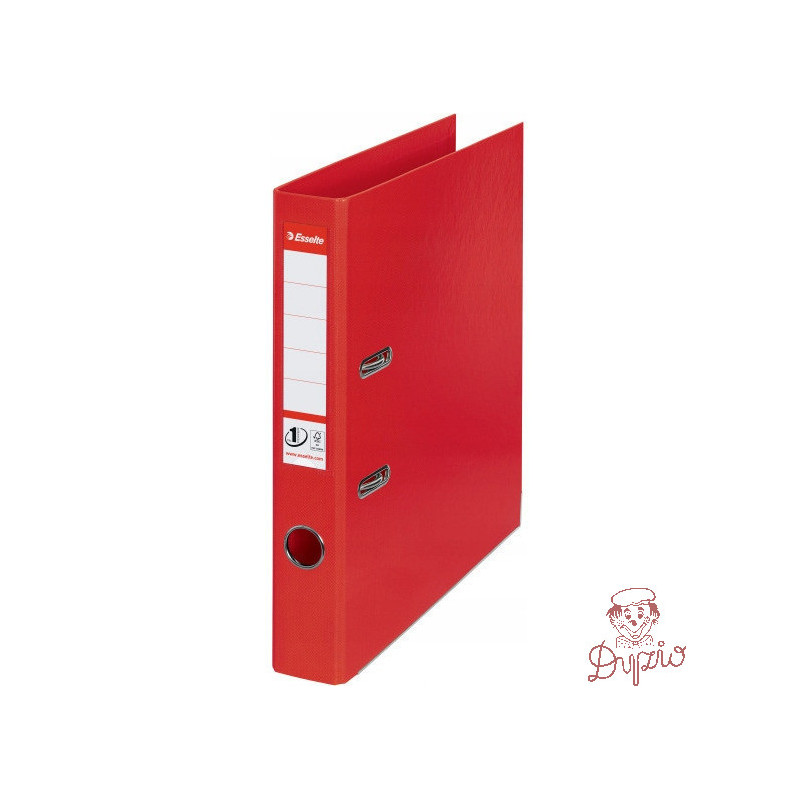 Segregator A4/50mm z mechanizmem czerwony 81143 No.1 ESSELTE