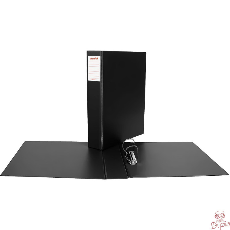 Segregator na dokumenty A3 pionowy 2 ringi 70mm czarny SE-05-01 BIURFOL