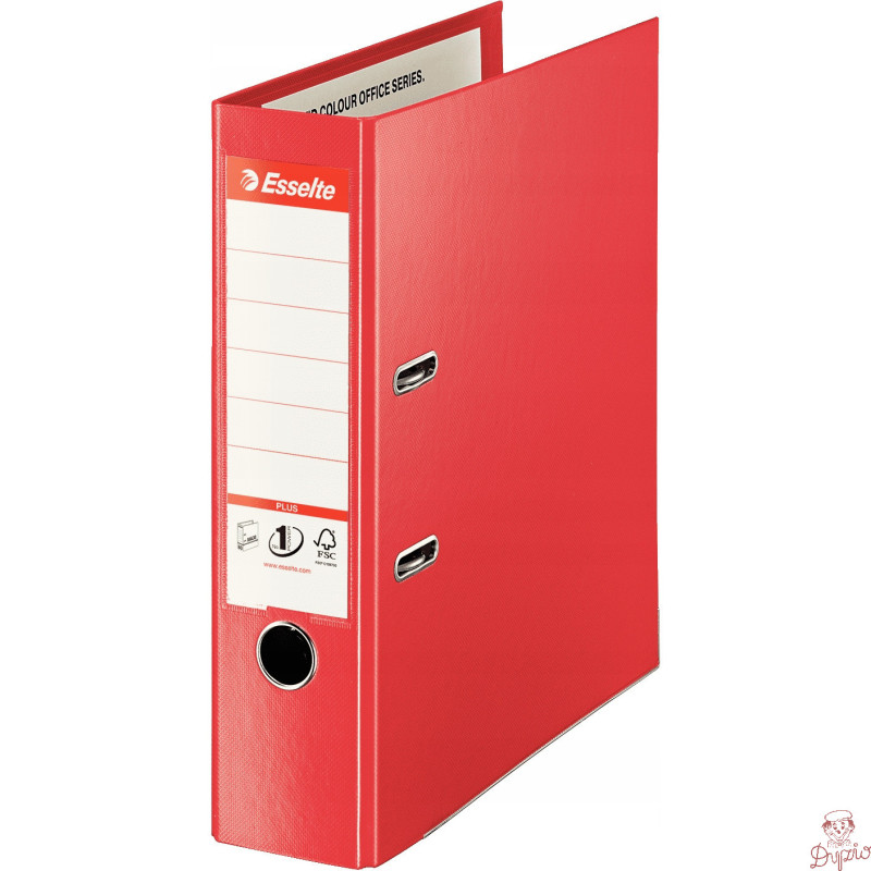 Segregator A4/80mm czerwony ESSELTE PLUS VIVIDA No.1 81183