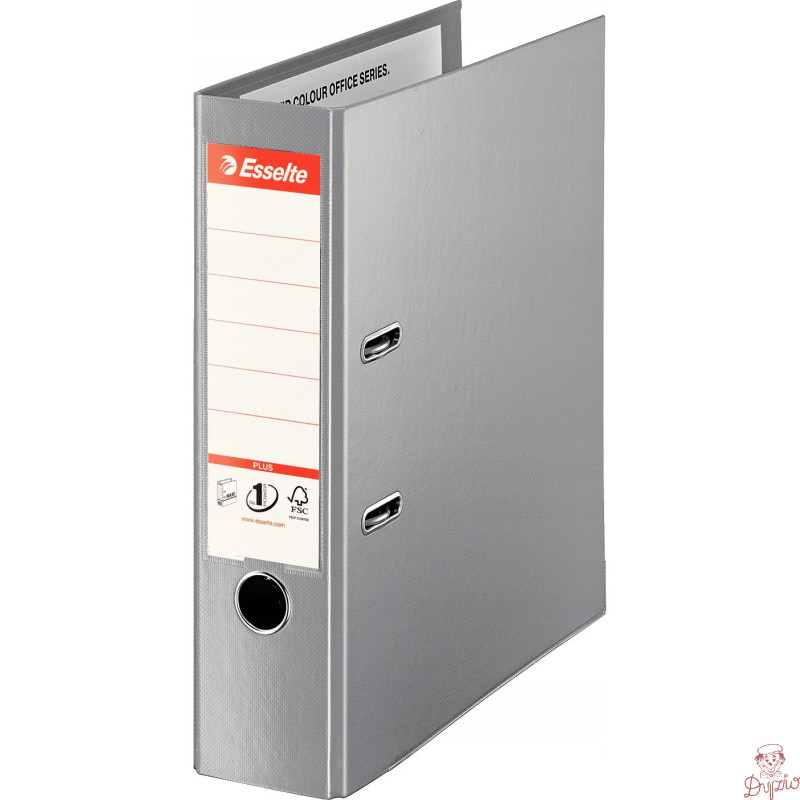 Segregator A4/80mm szary ESSELTE PLUS VIVIDA No.1 81188