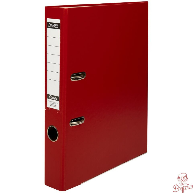 Segregator na dokumenty A4 50mm CLASSIC czerwony 400044673 BANTEX BUDGET