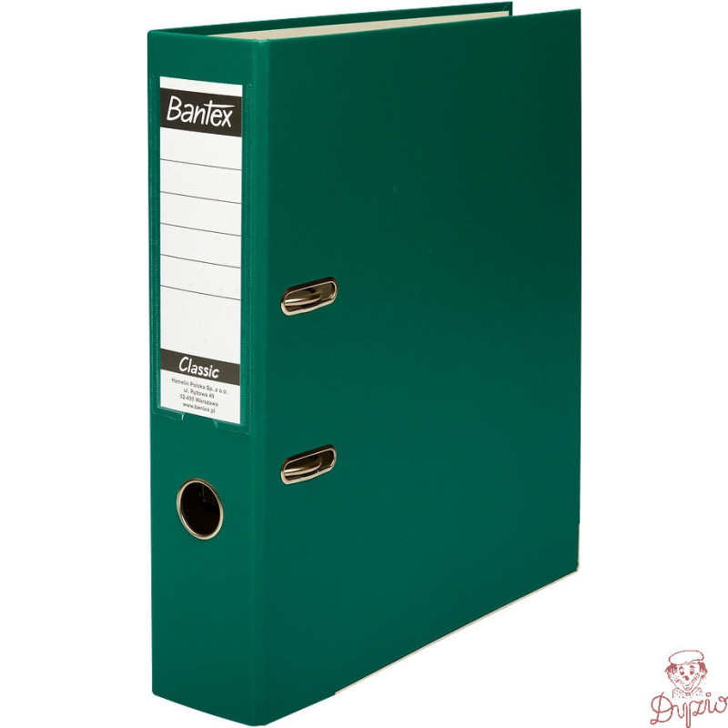 Segregator na dokumenty A4 75mm CLASSIC zielony 400044102 BANTEX BUDGET