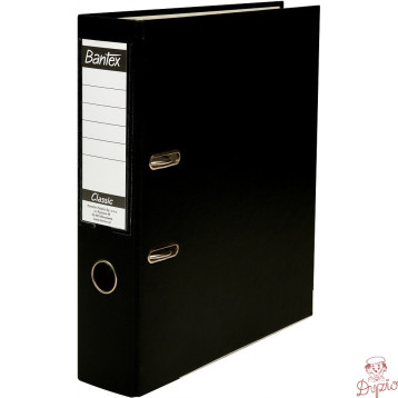 Segregator na dokumenty A4 75mm CLASSIC czarny 400044103 BANTEX BUDGET