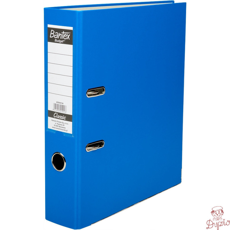 Segregator na dokumenty A4 75mm CLASSIC niebieski 400044104 BANTEX BUDGET