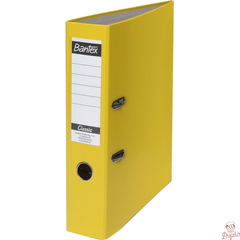 Segregator na dokumenty A4 50mm CLASSIC żółty 400044678 BANTEX BUDGET