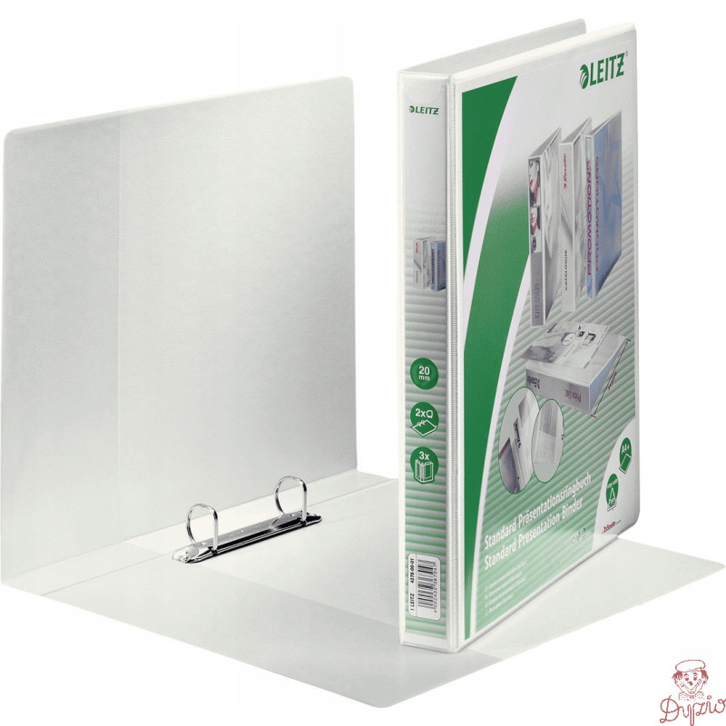 Segregator PANORAMA A4+ 2DR/20 37mm biały ofertowy LEITZ 42780001