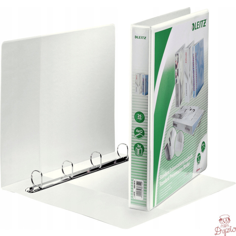 Segregator PANORAMA A4+ 4DR/25 44mm biały ofertowy LEITZ 42840001