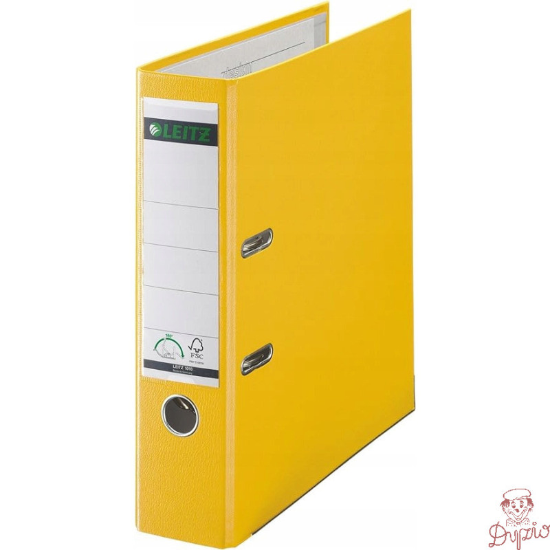 Segregator LEITZ A4/80mm 180 żółty 10105015