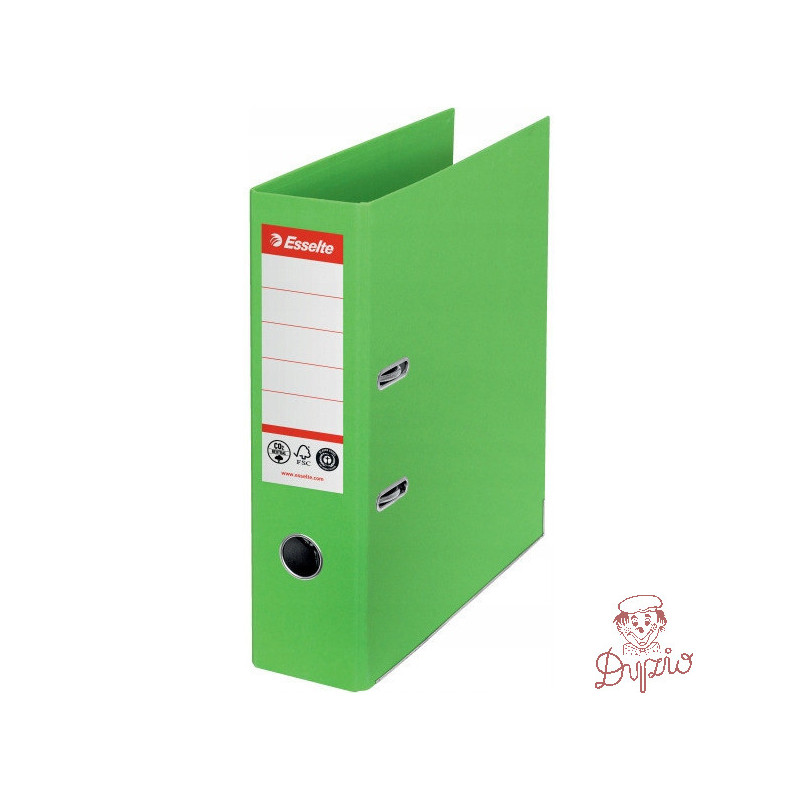 Segregator A4/75mm No.1 zielony 627567 ESSELTE Neutral CO2