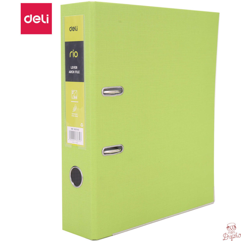 Segregator A4/76mm RIO zielony B20160 DELI