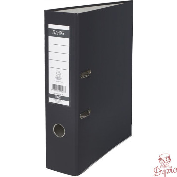 Segregator na dokumenty A4 50mm grafitowy z szyną 100551807 BANTEX