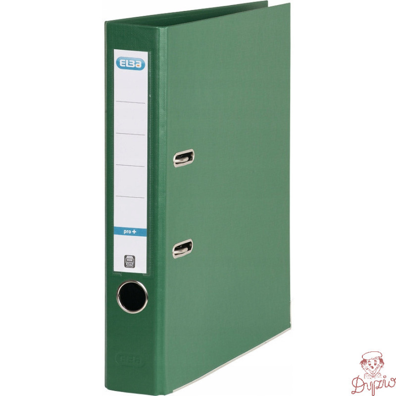 Segregator na dokumenty A4 50mm PRO+ zielony 100202107 ELBA