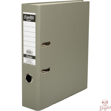 Segregator na dokumenty A4 75mm CLASSIC szary 400143826 BANTEX BUDGET