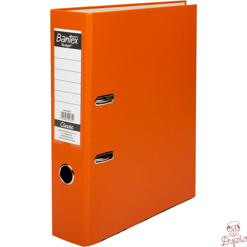 Segregator na dokumenty A4 75mm CLASSIC pomarańczowy 400143828 BANTEX BUGET