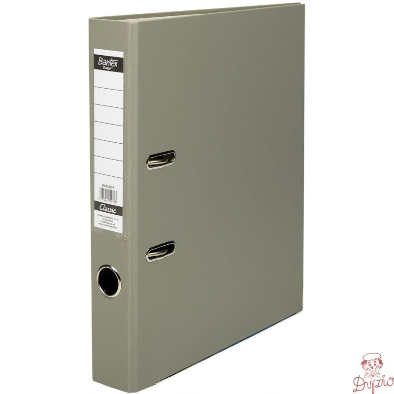 Segregator na dokumenty A4 50mm CLASSIC szary 400143827 BANTEX BUDGET