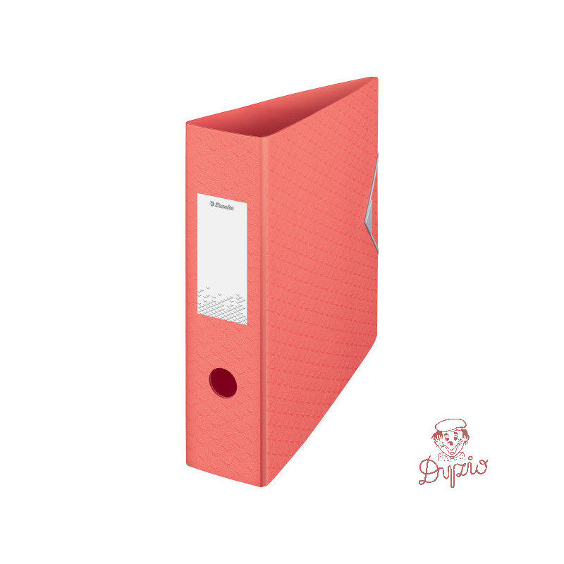 Segregator ESSELTE Colour`Breeze z polyfoamu A4 82mm koralowy 628427
