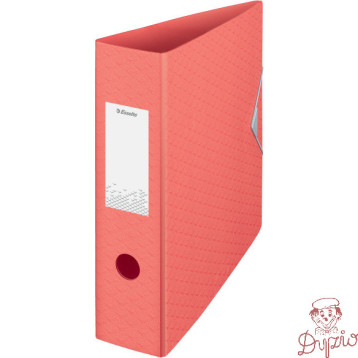 Segregator ESSELTE Colour`Breeze z polyfoamu A4 82mm koralowy 628427