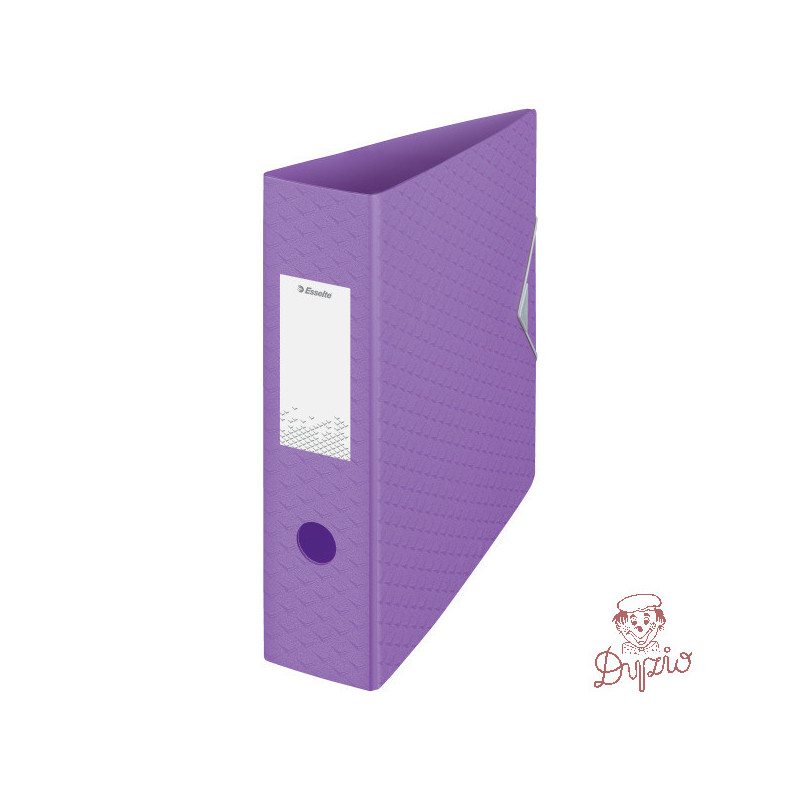Segregator ESSELTE Colour`Breeze z polyfoamu A4 82mm lawendowy 628428