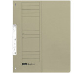 Skoroszyt wpinany do segregatora hakowy 1/2 A4 szary 100551894 ELBA