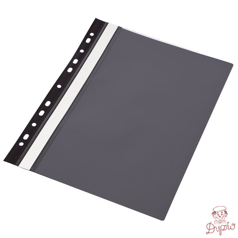 Skoroszyt A4 twardy wpinany typu PVC (10) czarny 0413-0019-01 Panta Plast