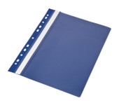 Skoroszyt A4 twardy wpinany typu PVC (10) granatowy 0413-0019-02 Panta Plast