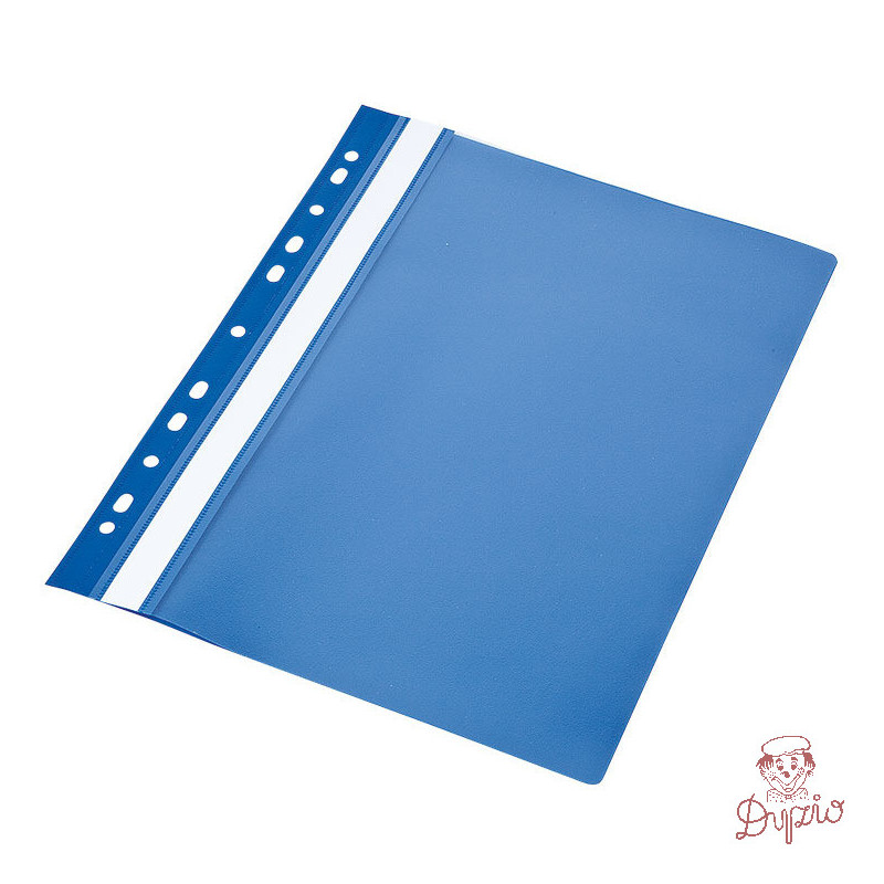 Skoroszyt A4 twardy wpinany typu PVC (10) niebieski 0413-0019-03 Panta Plast