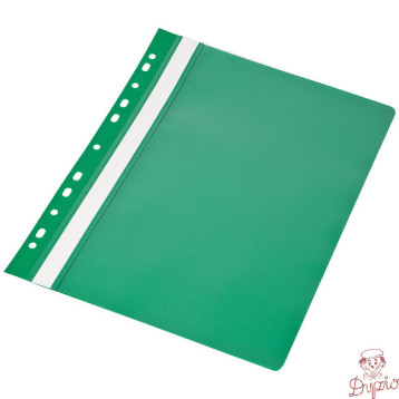 Skoroszyt A4 twardy wpinany typu PVC (10) zielony 0413-0019-04 Panta Plast