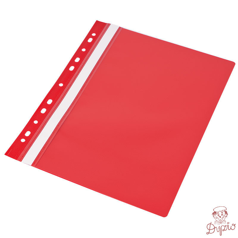 Skoroszyt A4 twardy wpinany typu PVC (10) czerwony 0413-0019-05 Panta Plast