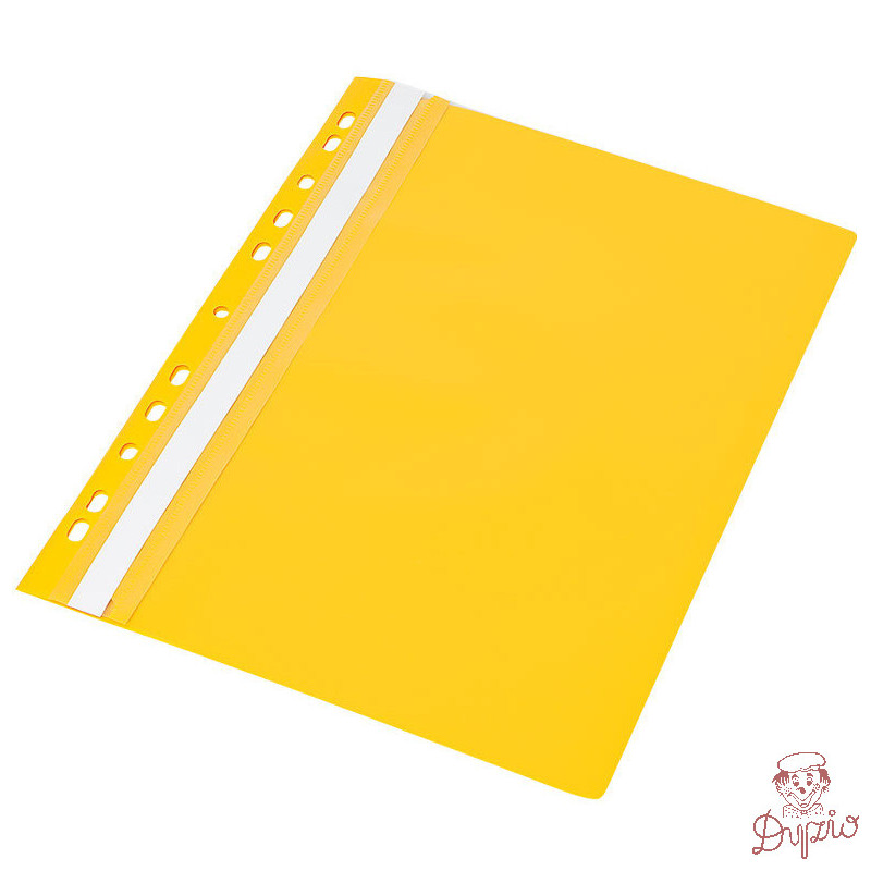 Skoroszyt A4 twardy wpinany typu PVC (10) żółty 0413-0019-06 Panta Plast