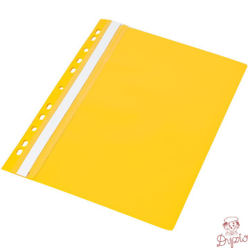 Skoroszyt A4 twardy wpinany typu PVC (10) żółty 0413-0019-06 Panta Plast