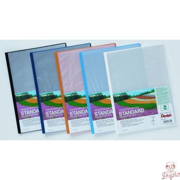 Skoroszyt prezentacyjny STANDARD 7 kieszeni błękitny DCP1407S PENTEL