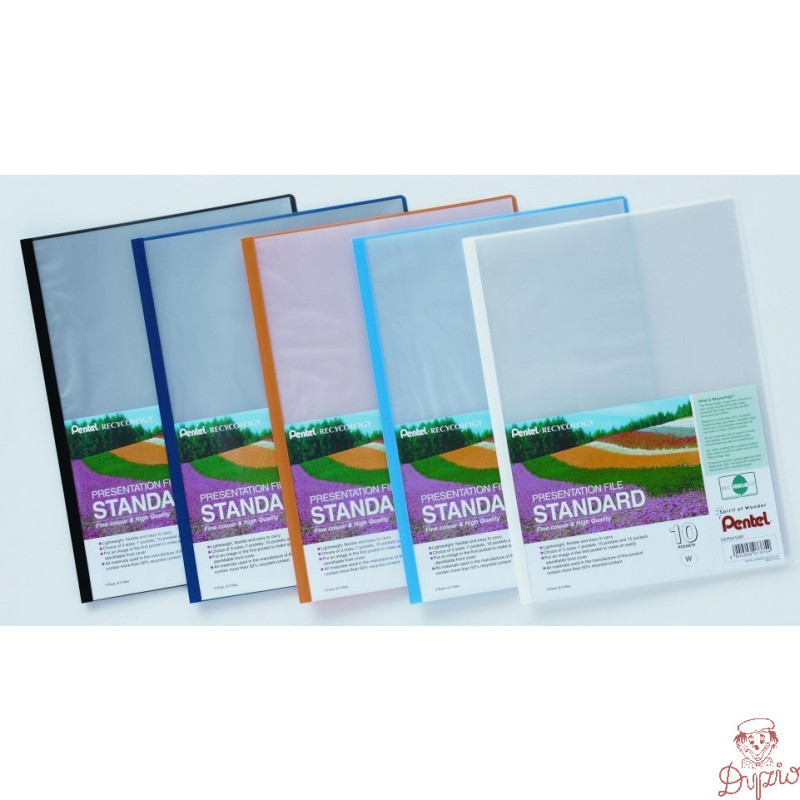 Skoroszyt prezentacyjny STANDARD 10k czarny DCP2410A PENTEL