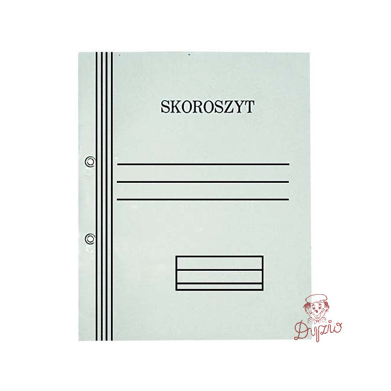 Skoroszyt oczkowy biały A4 pełny 300g 50szt. KIEL-TECH 4-00723