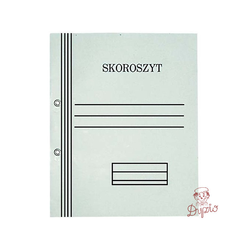 Skoroszyt oczkowy biały A4 pełny 350g 50szt. KIEL-TECH